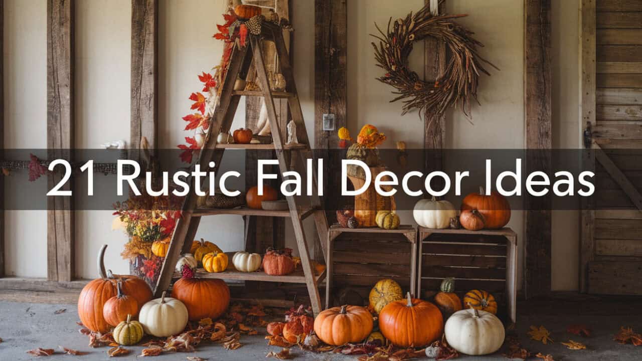 21 Charming Rustic Fall Decor Ideas