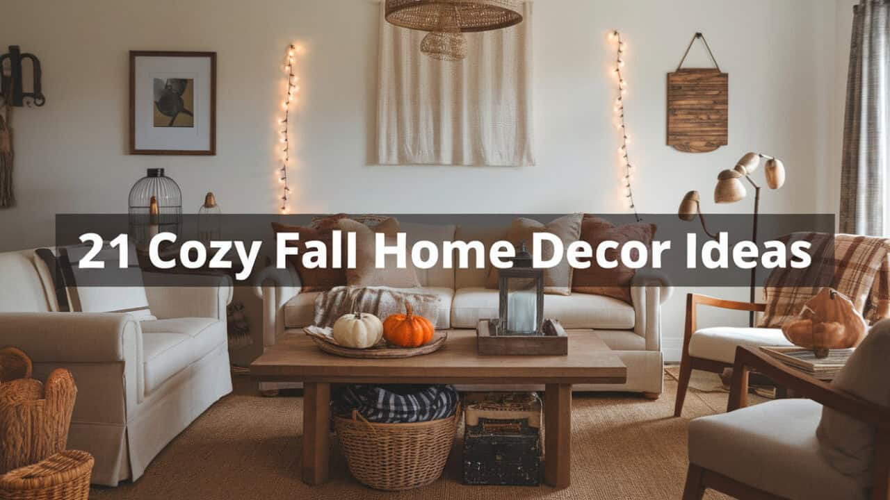 21 Cozy Fall Home Decor Ideas