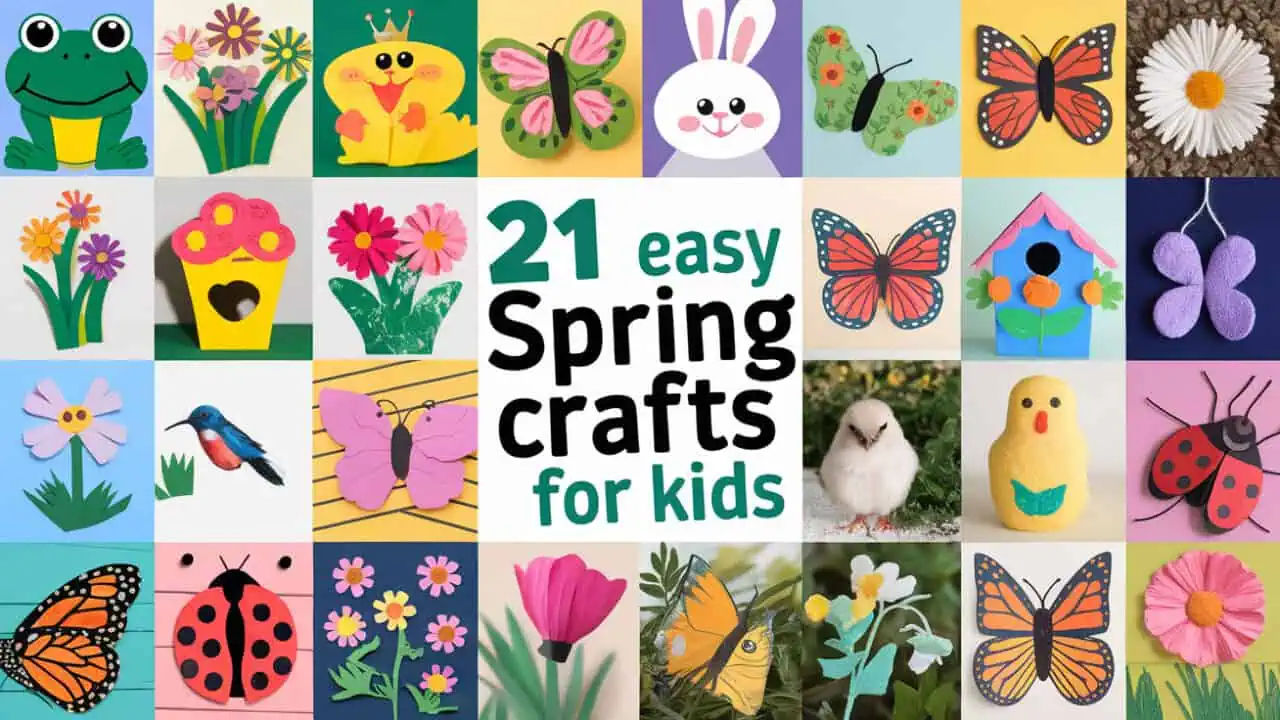 21 Easy Spring Crafts For Kids