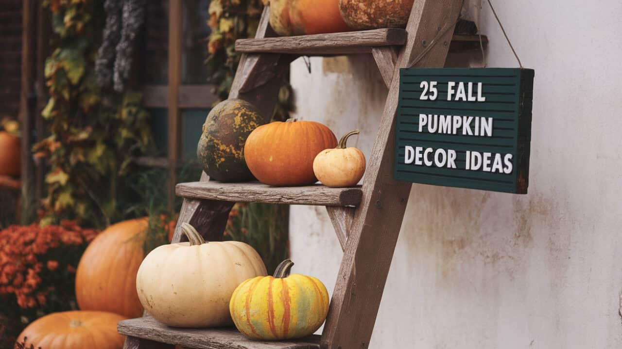 25 Charming Fall Pumpkin Decor Ideas