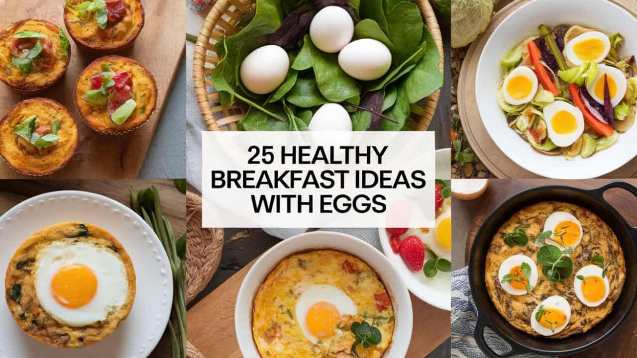 25 Easy Healthy Breakfast Ideas with Eggs - Start your day off right with a plethora of egg-based breakfast options. From simple scrambled eggs to poached eggs atop avocado toast, we offer a diverse range of high-protein breakfast recipes. Experiment with nutritious egg muffins or indulge in a satisfying omelet. Craving something hearty?