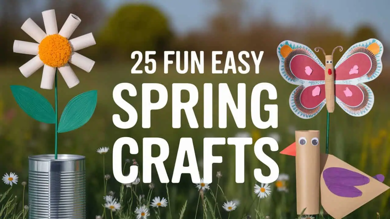 25 Fun Easy Spring Crafts