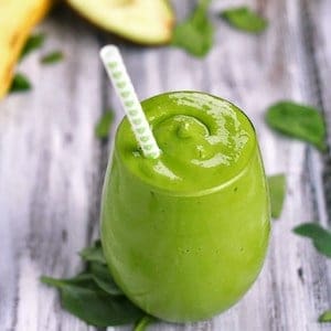 Banana Mango Avocado Green Smoothie 6 edit