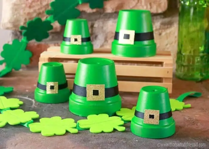 Clay Pot Leprechaun Hat Craft thumb