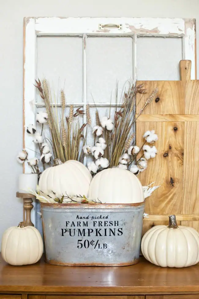 DIY Farmhouse Pumpkin Bucket 4