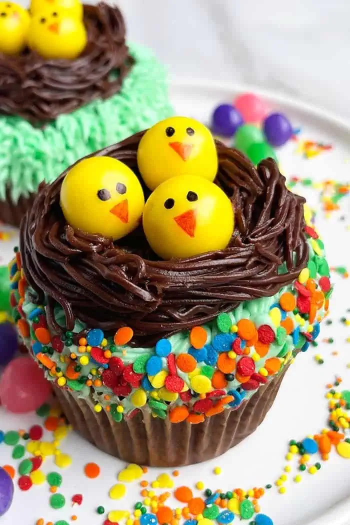 Easter Nest Cupcakes