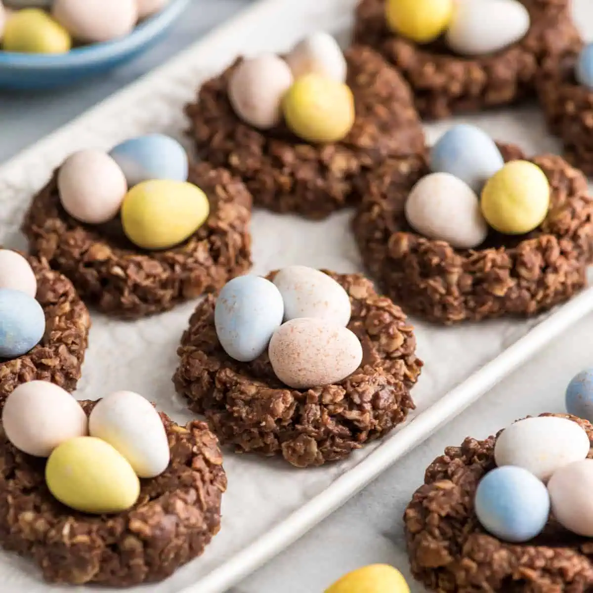 Easter nest cookies healthy no bake 10