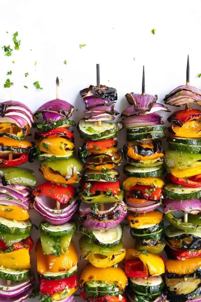 Grilled Veggie Kebabs