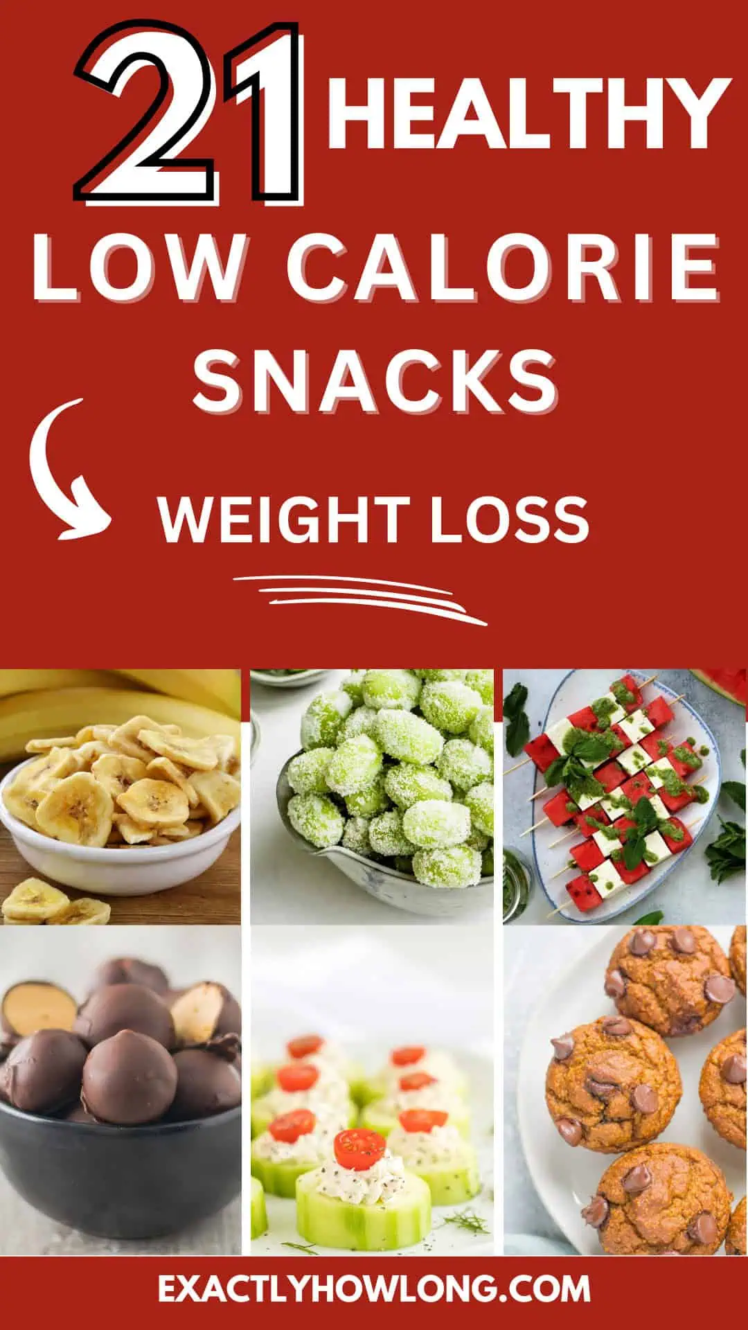 Low calorie snacks for weight loss that are healthy