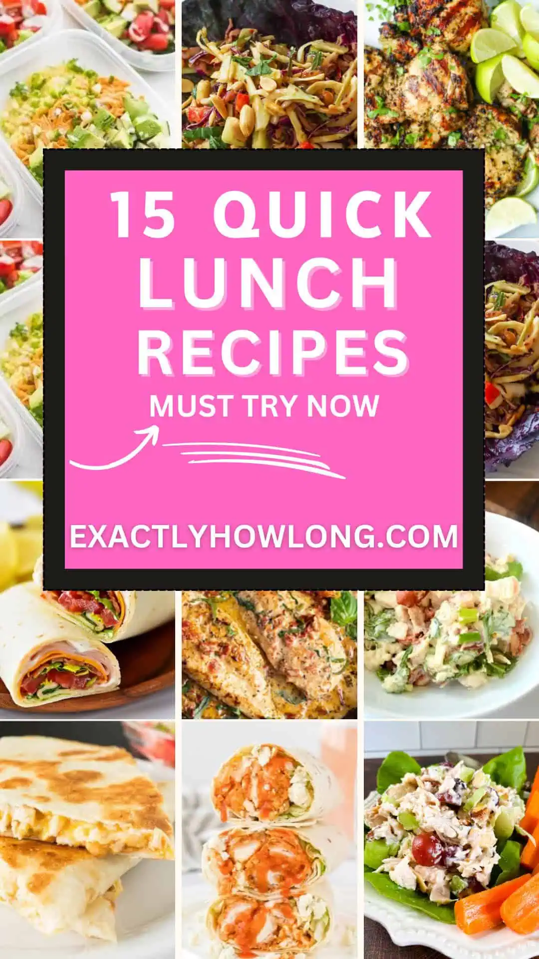 Healthy lunch recipes that are quick and easy for both work and family meals.