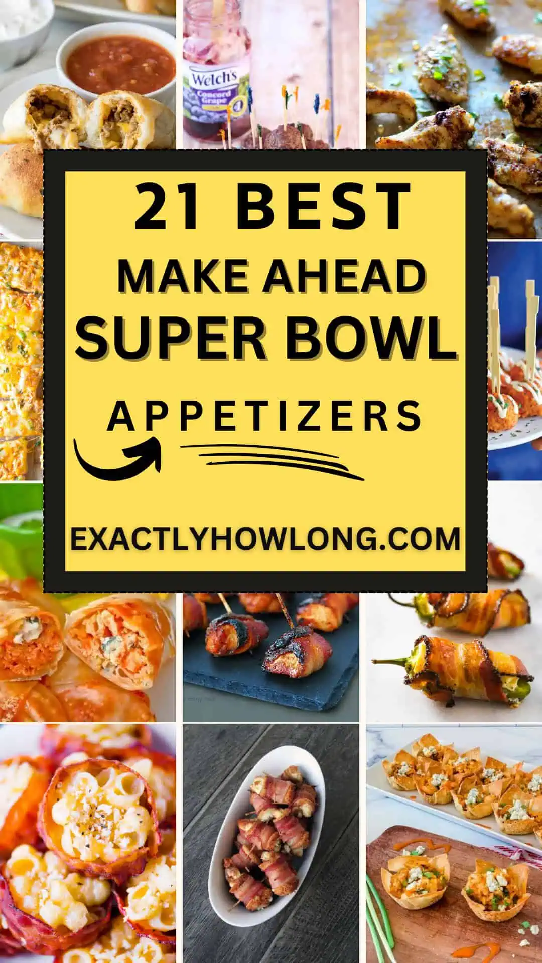 Make Ahead Super Bowl Appetizers