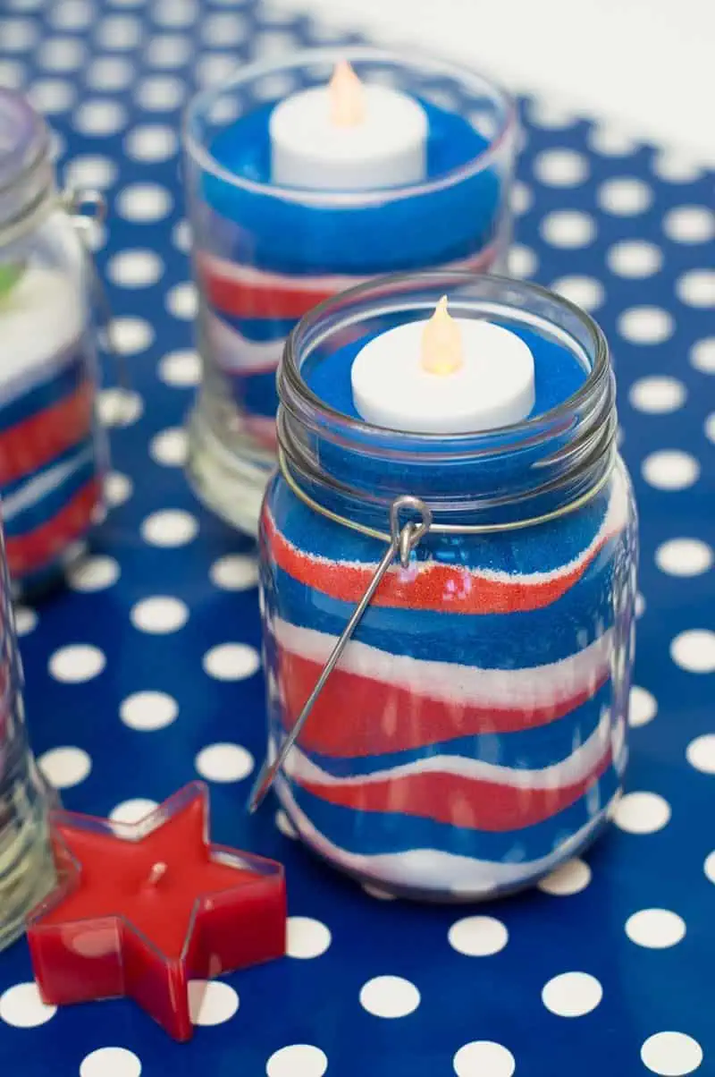 Patriotic Candle Craft 24