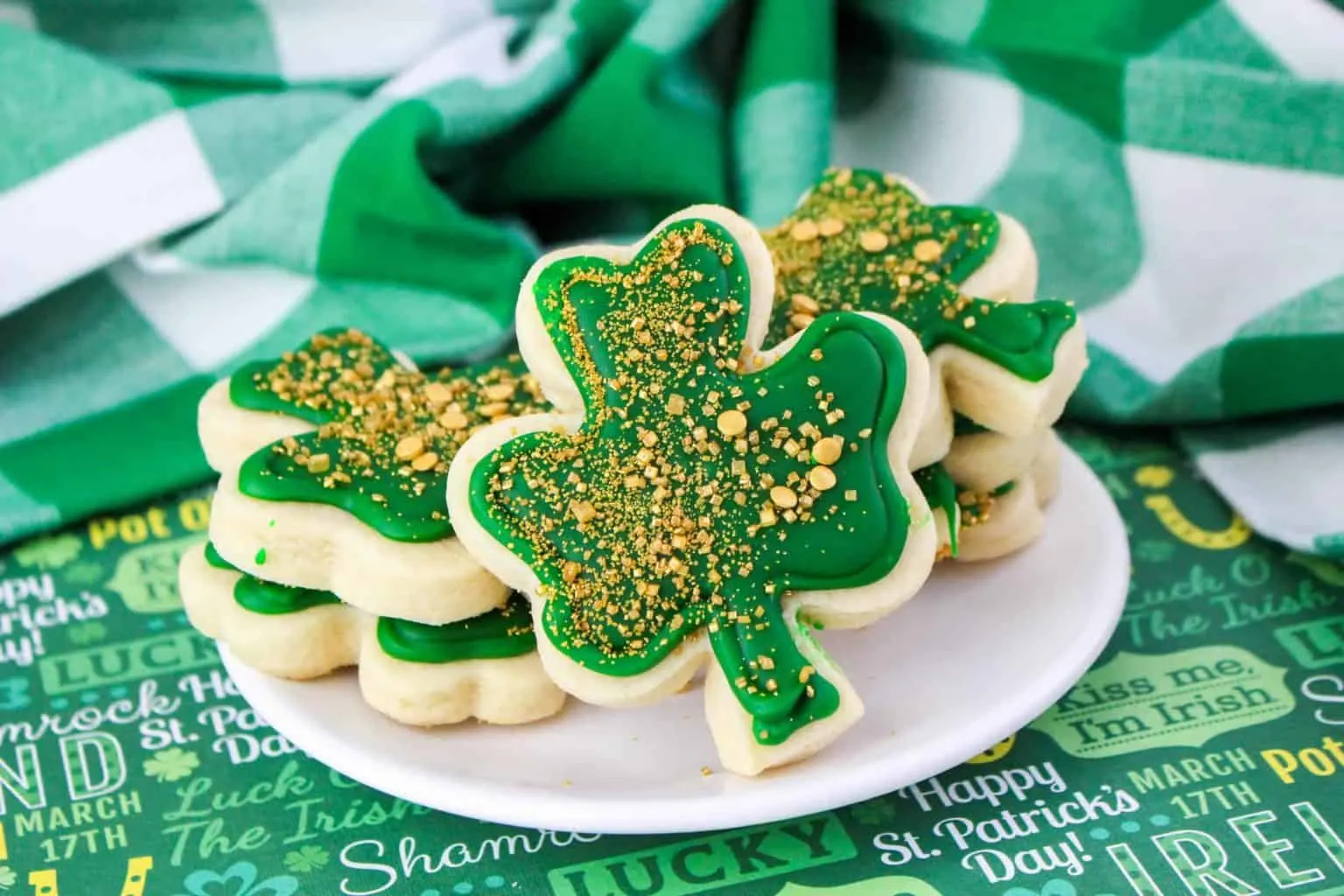 Plate of sharmock cookies