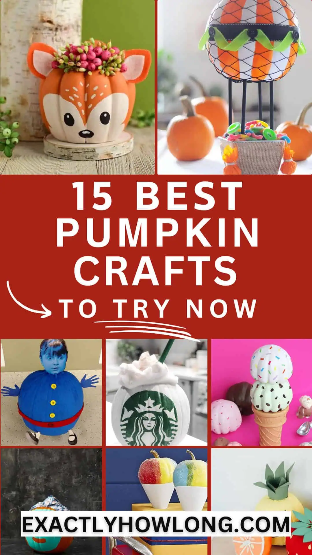 Simple dollar store DIY pumpkin crafts for both kids and adults - autumn crafts suitable for both children and adults.