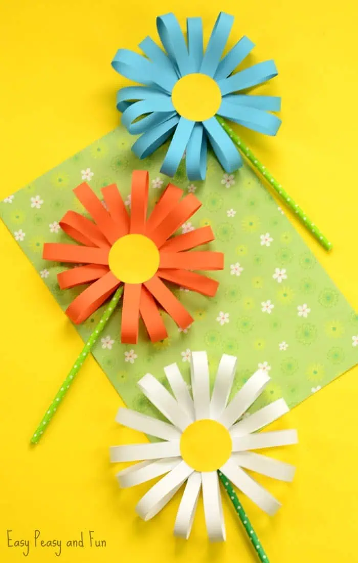 Simple Paper Flower Craft