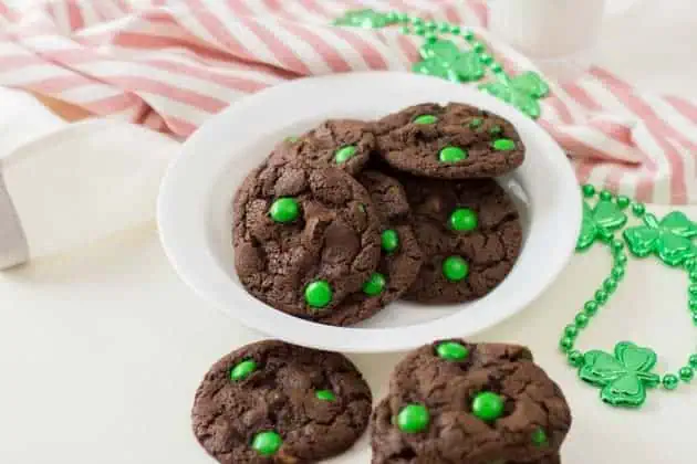 St. Patricks Day Chocolate Cookies 1