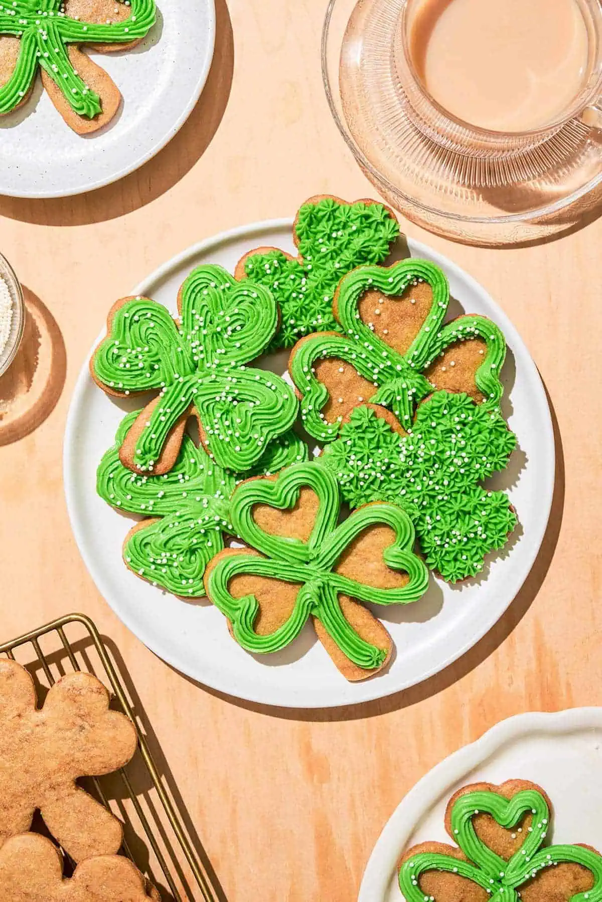 St. Patricks Day Cookies plate