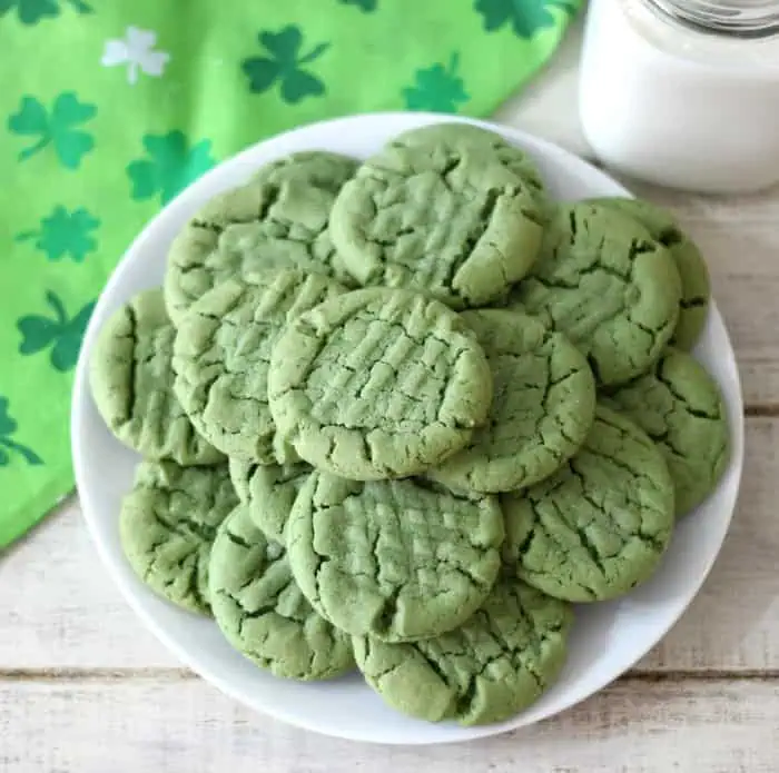 St. Patricks Day Peanut Butter Cookies 005a