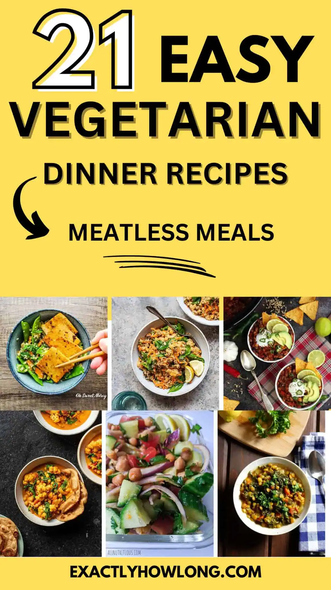 Vegetarian Dinner Recipes: Simple, Fast, Weeknight Meals