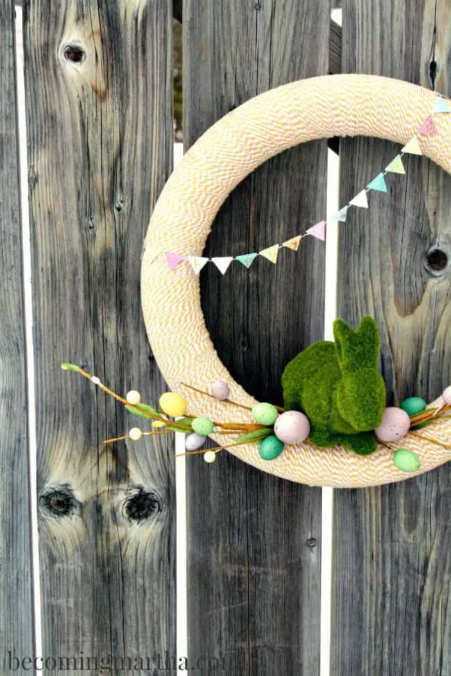 bakers twine spring wreath 2