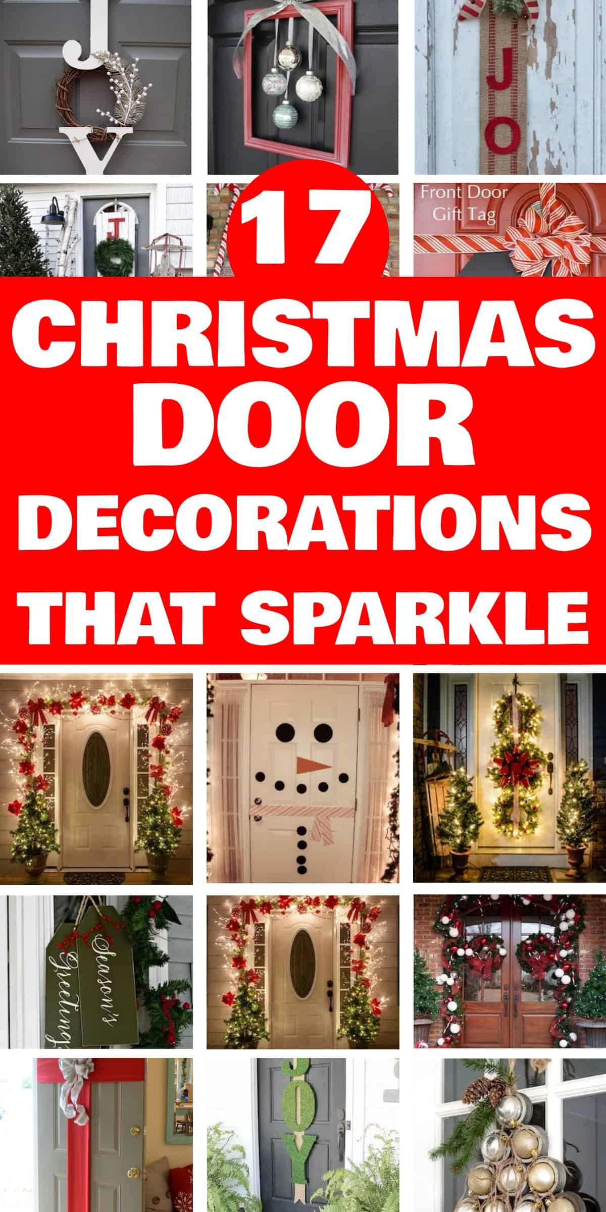 17 DIY Christmas Door Decorations 3566361