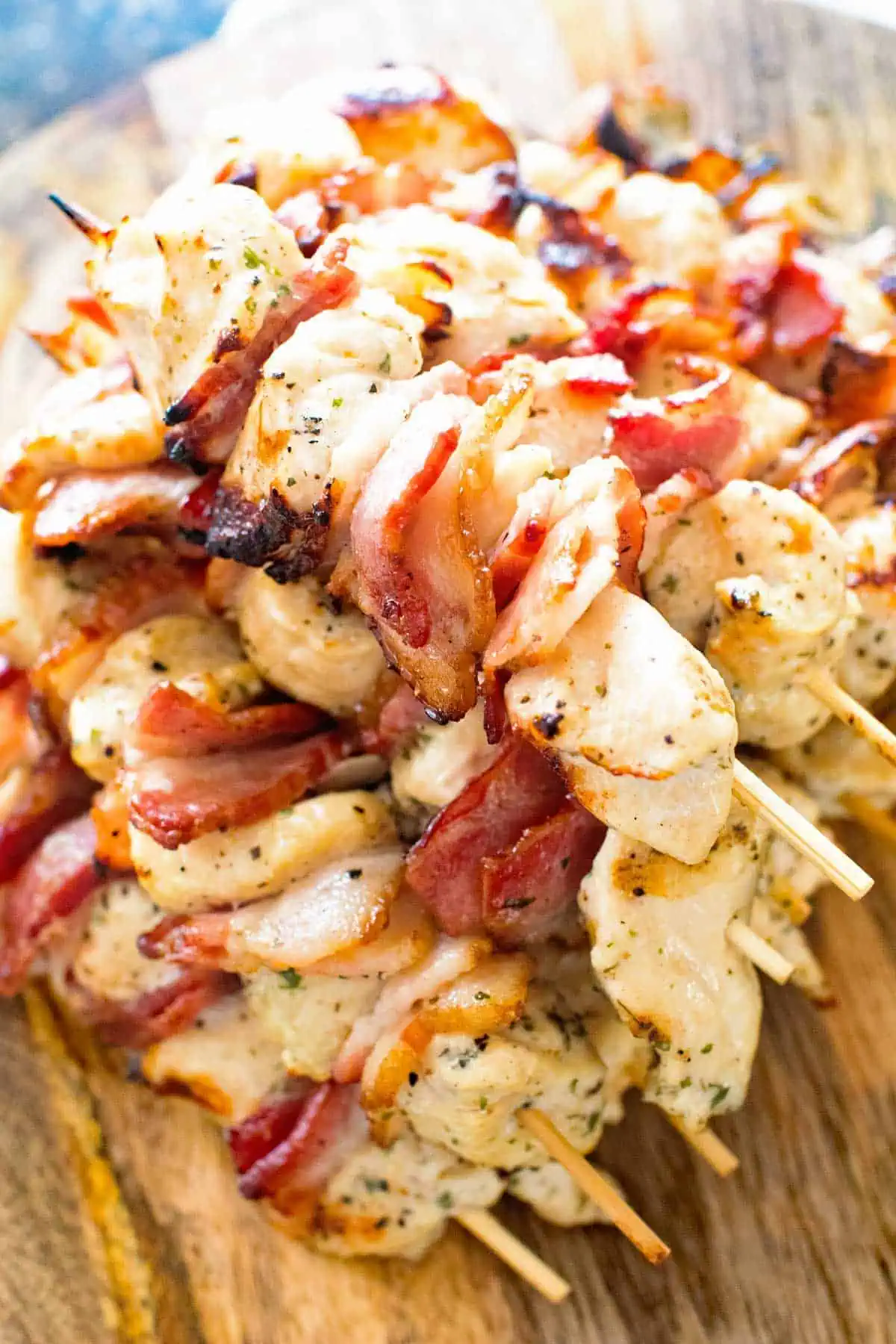 Chicken Bacon Kabobs