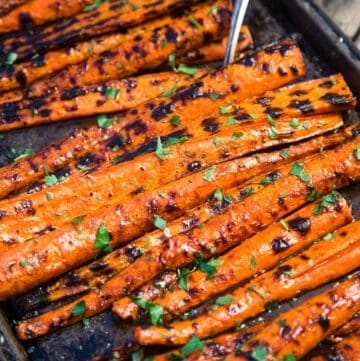 Grilled and Glazed Carrots