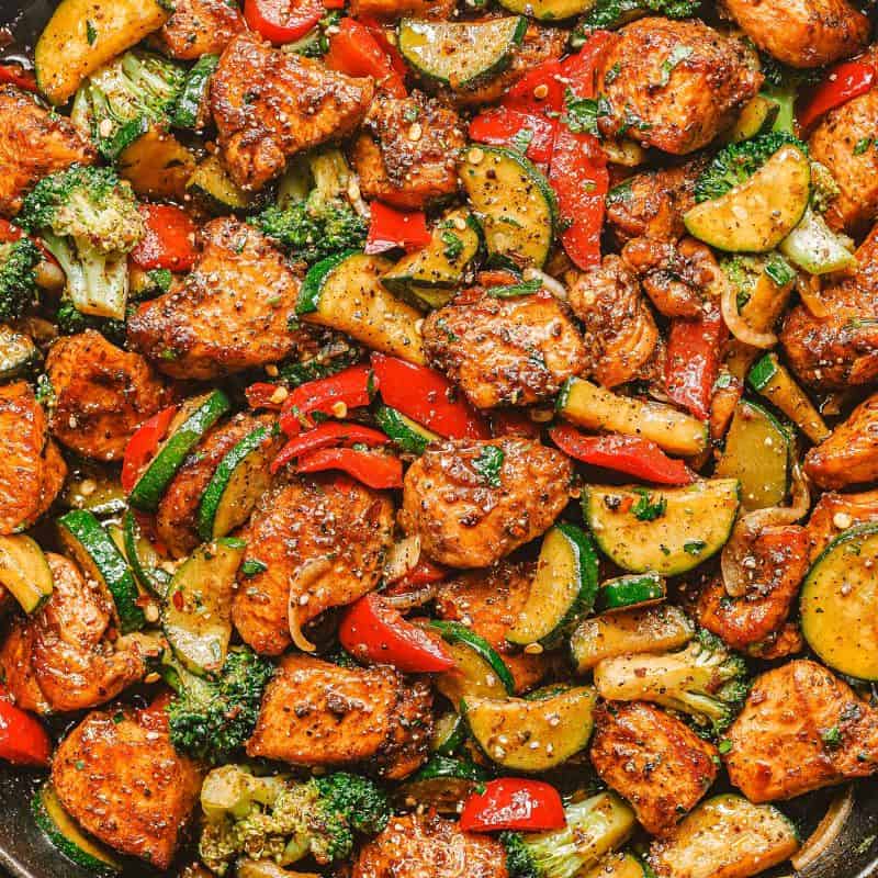 Healthy Chicken with Vegetable Skillet 1