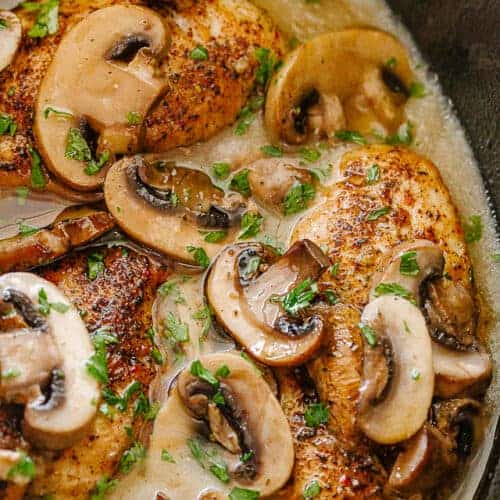 Slow Cooker Chicken Marsala 7