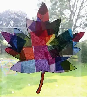 leaf suncatcher