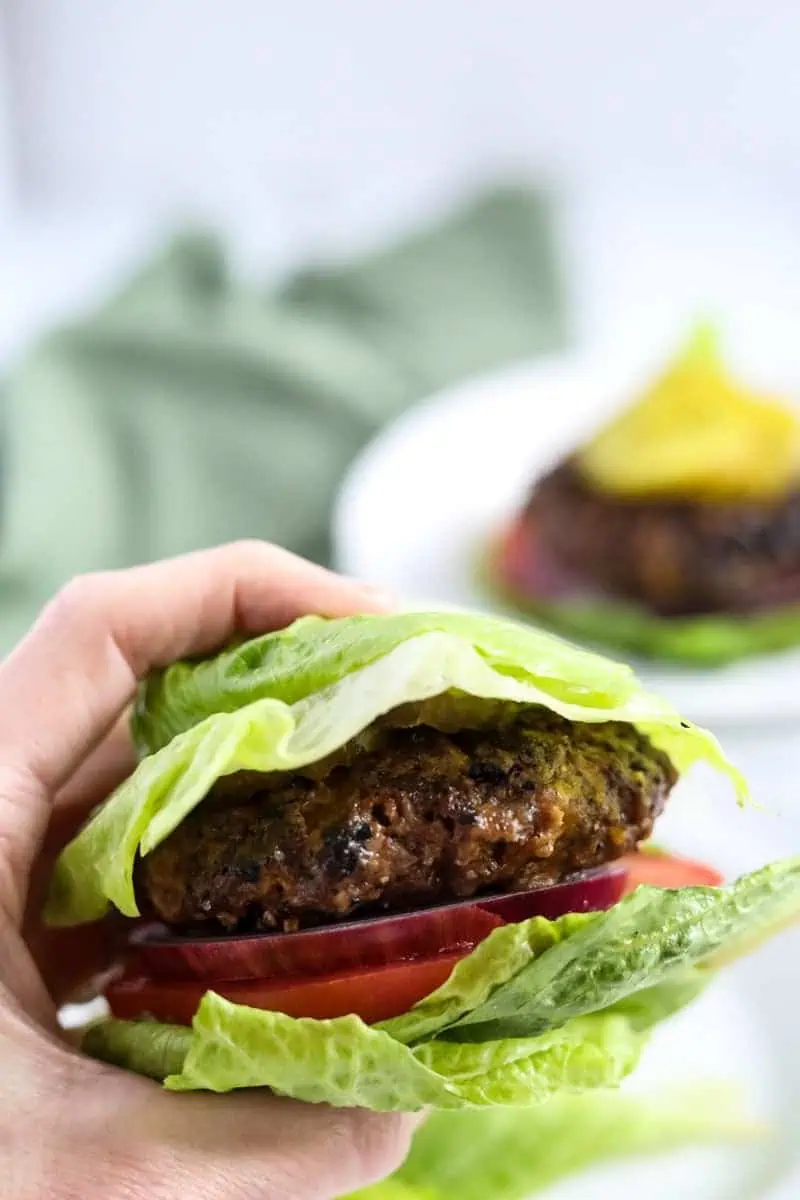 lettuce wrapped burger