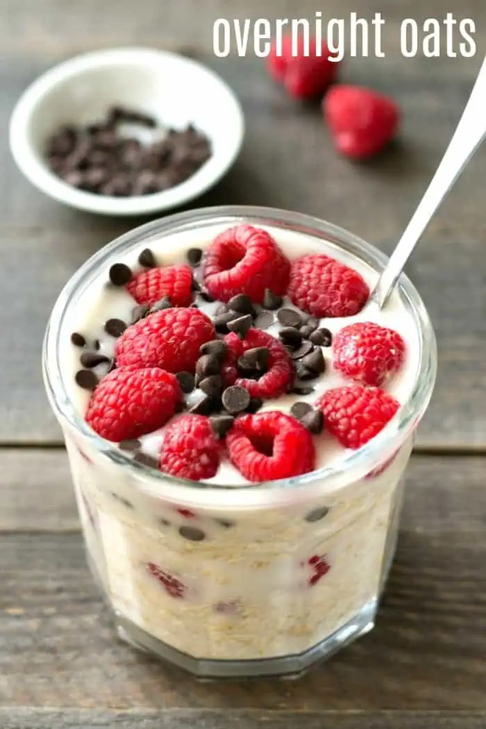 raspberry vanilla overnight oats recipe rfrd