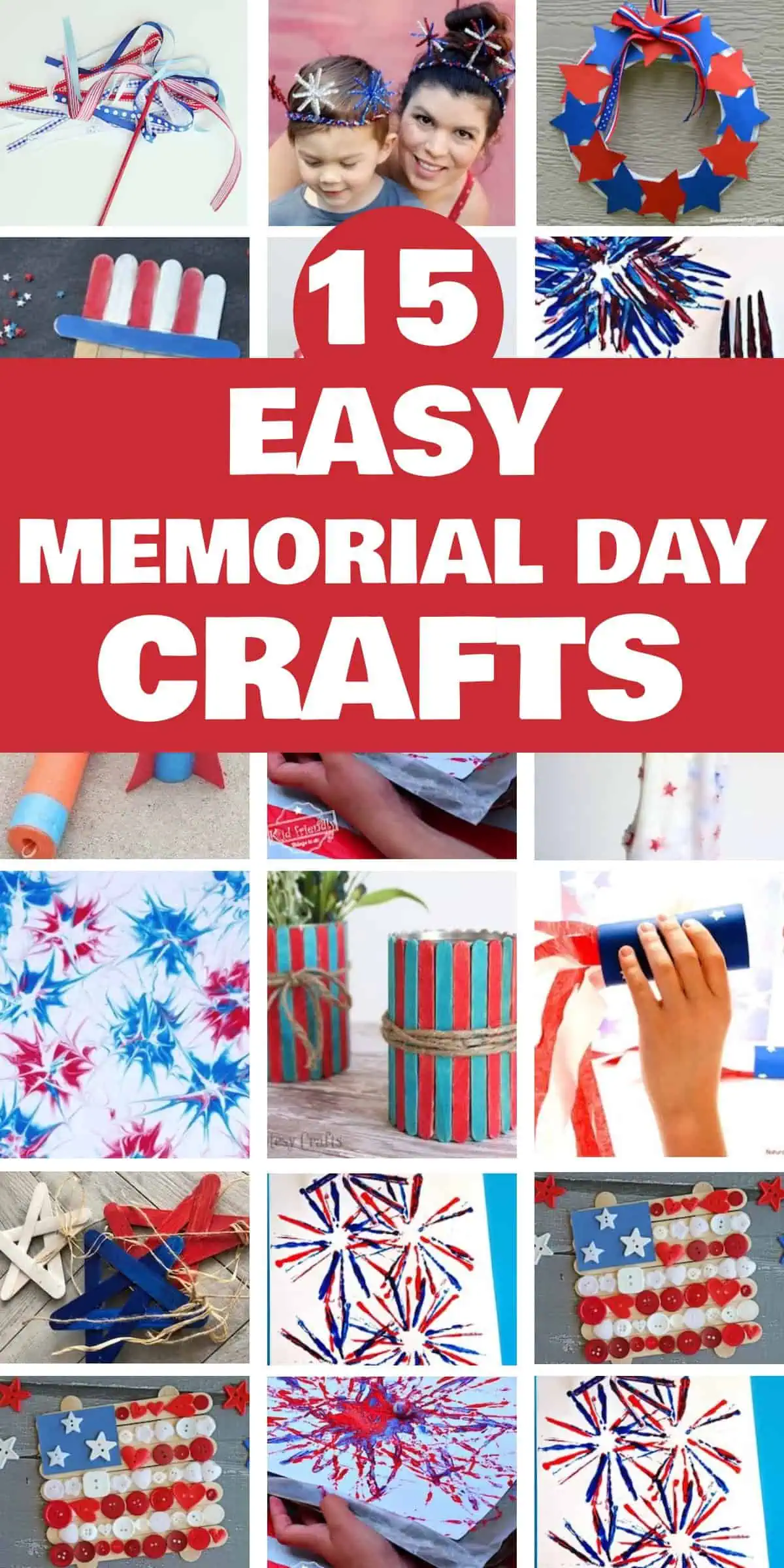 15 Easy Memorial Day Crafts [2024] for a Fun and Patriotic Celebration