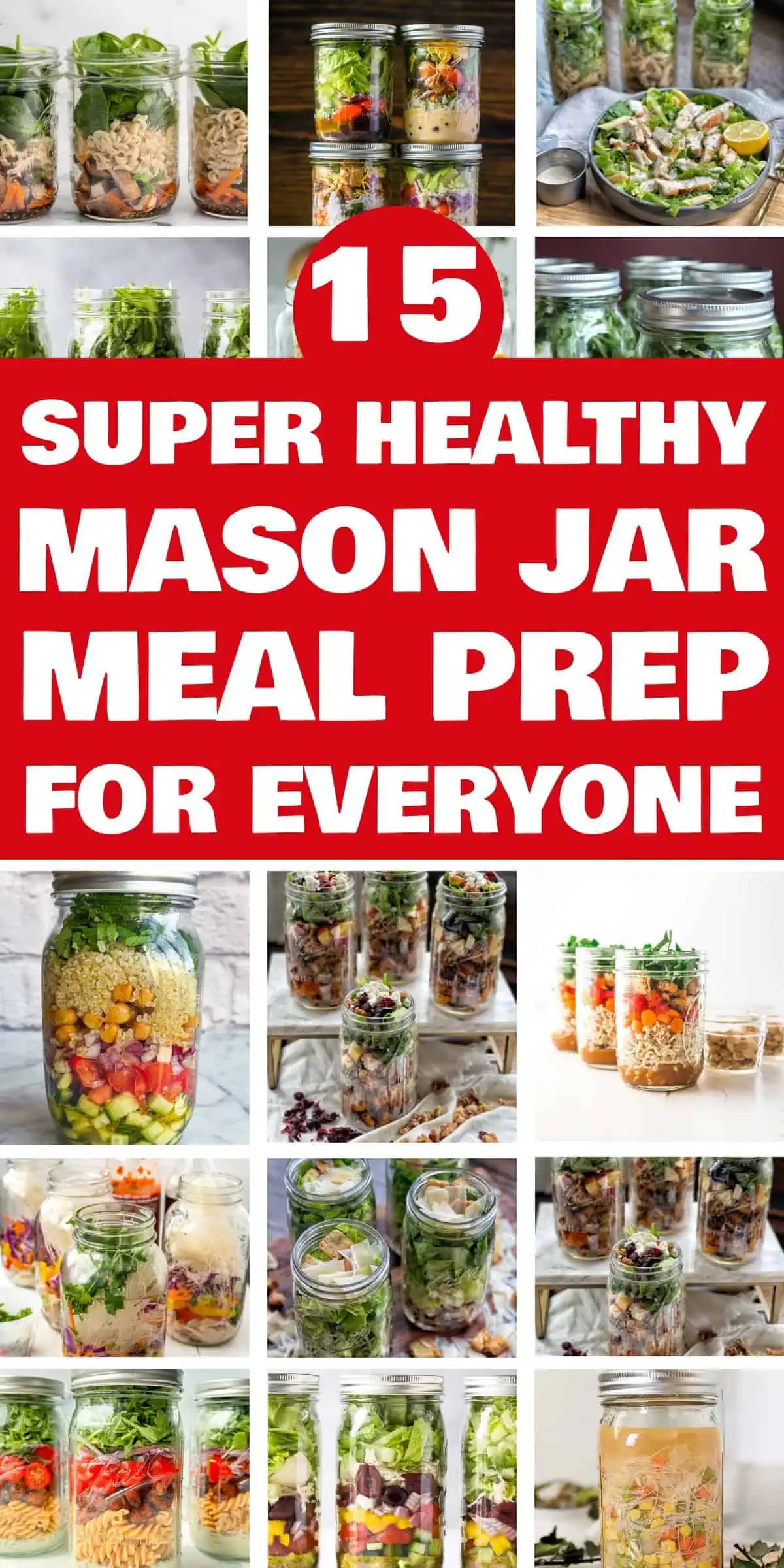 15 Super Healthy Mason Jar Meal Prep