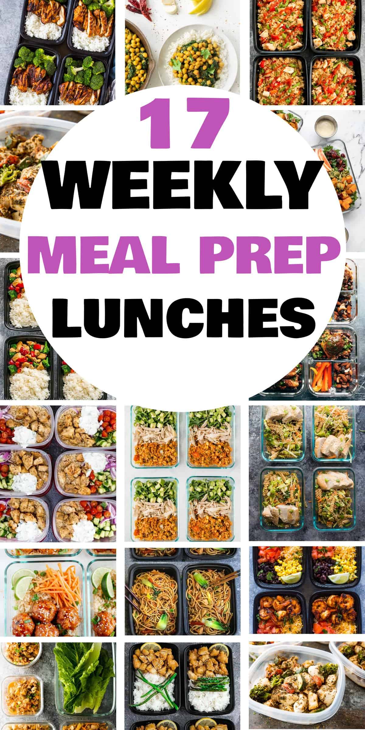 17 Easy Weekly Meal Prep Lunches