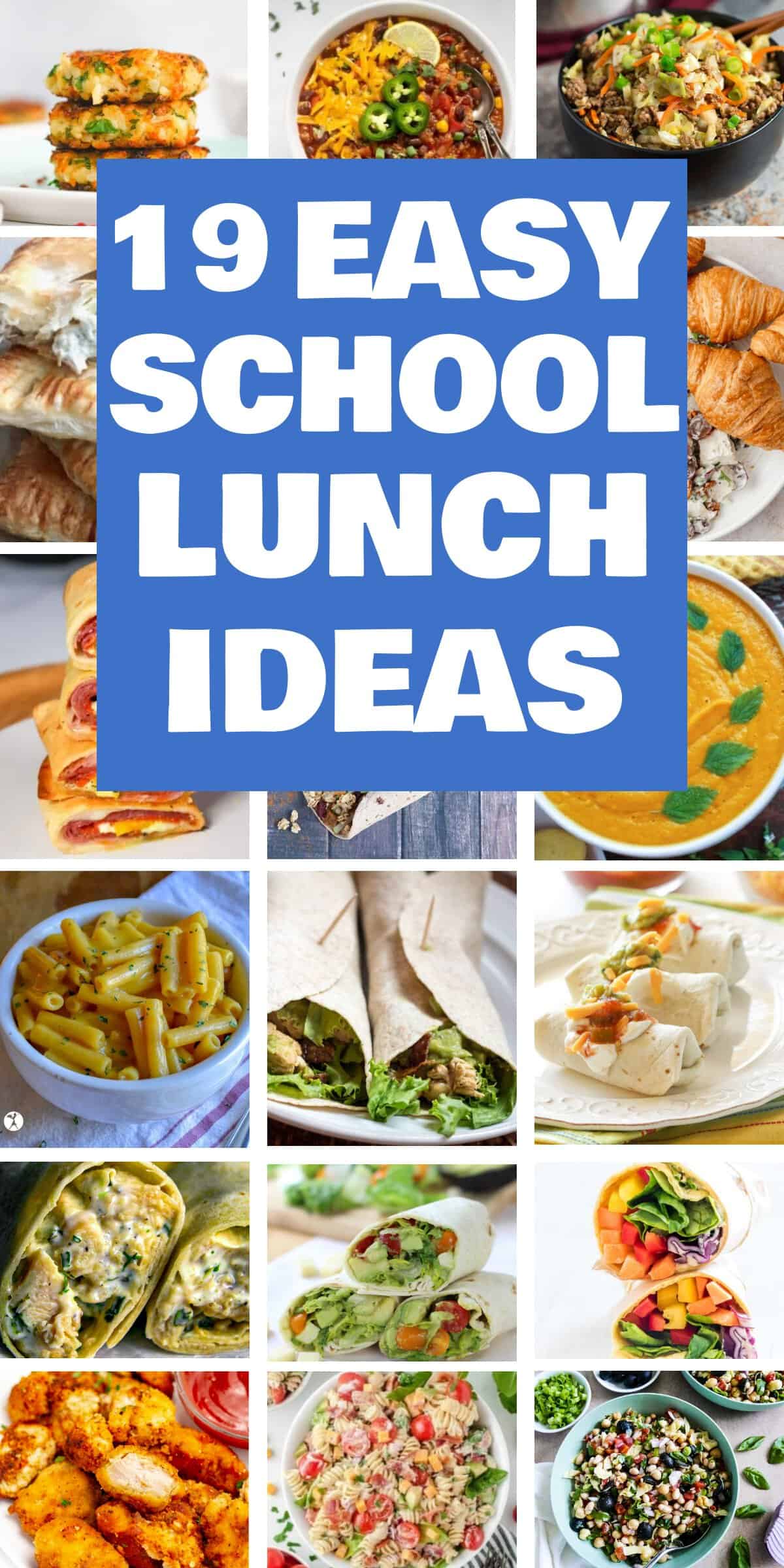 19 Easy School Lunch Ideas