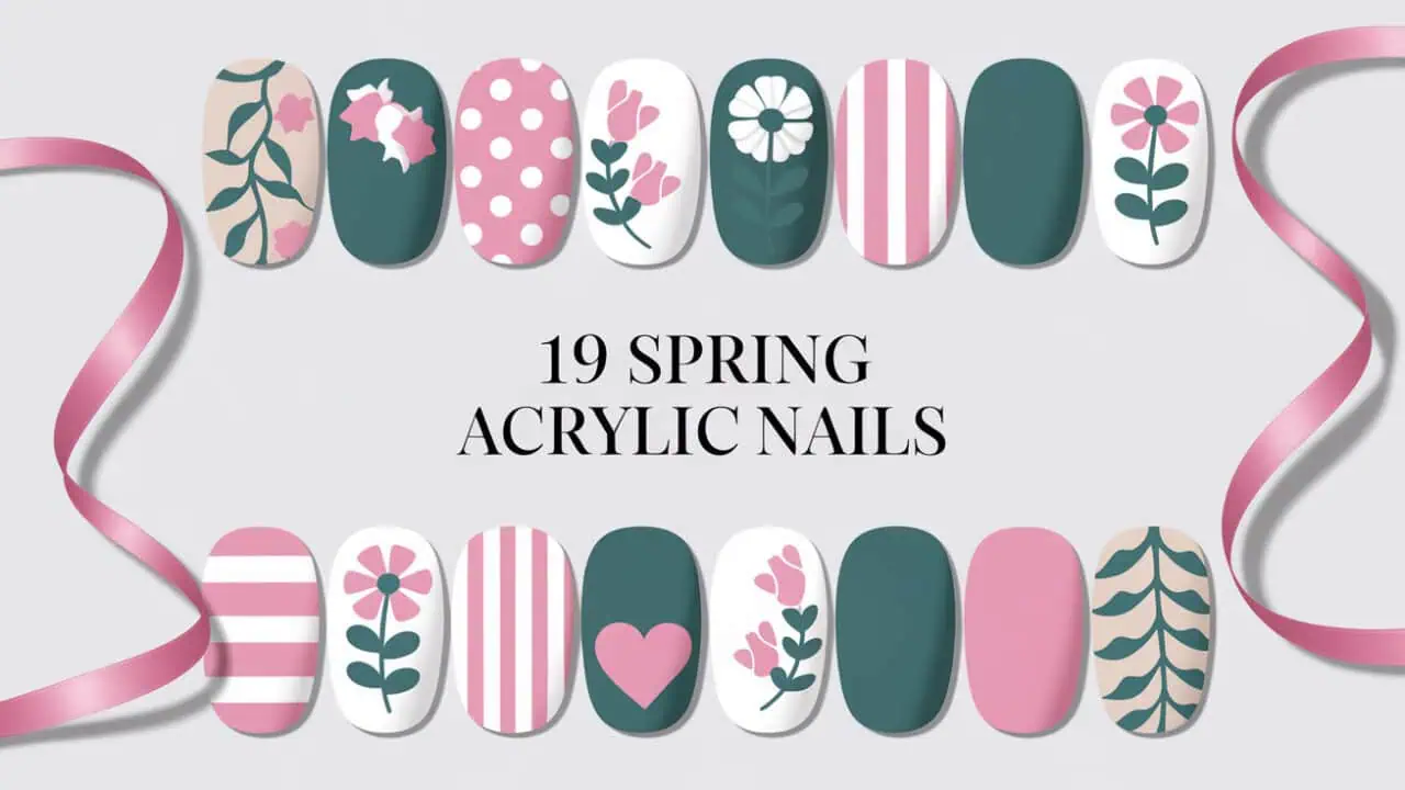 19 Fun Cute Spring Acrylic Nails