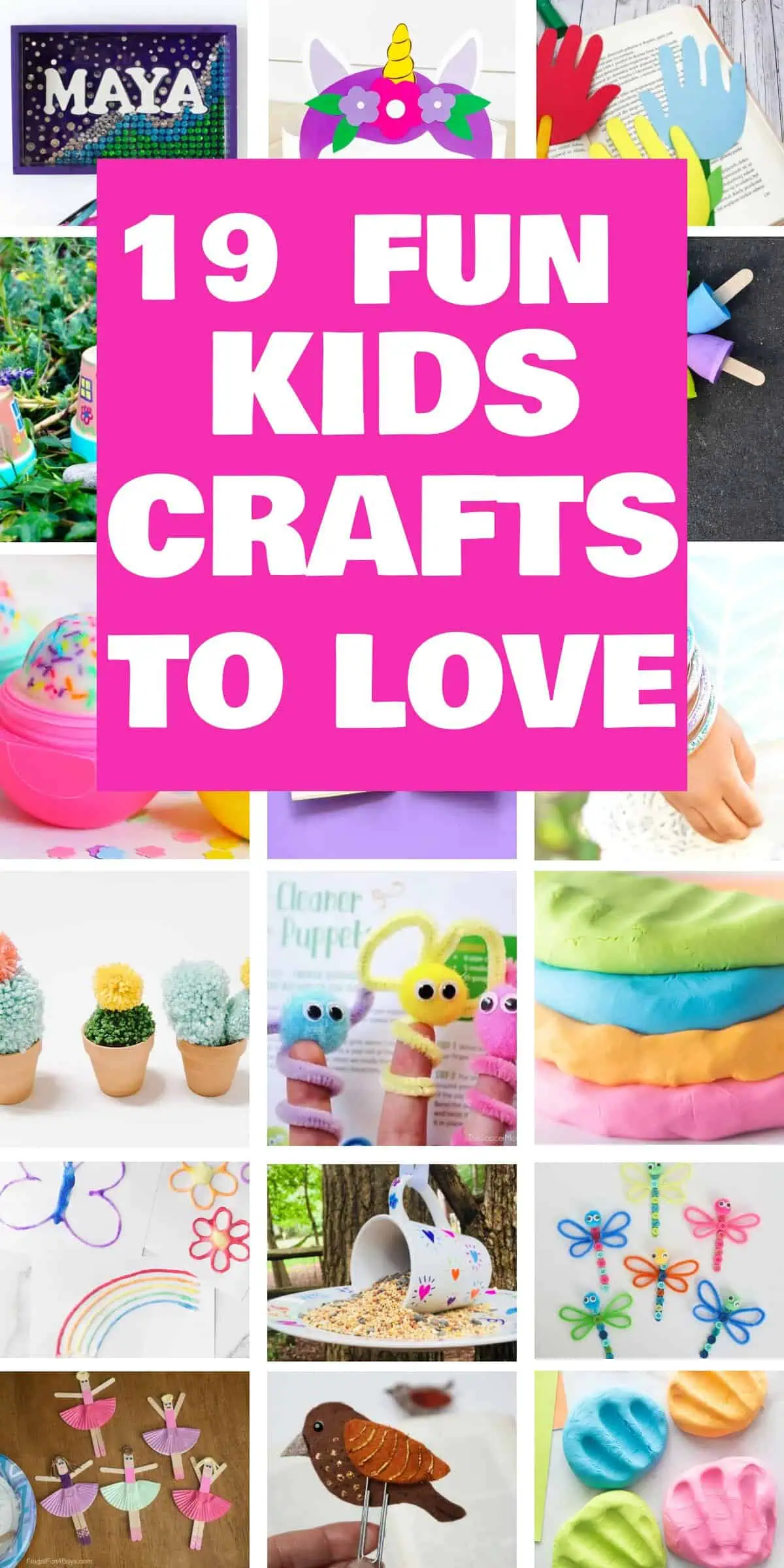 19 Fun Kids Crafts 1