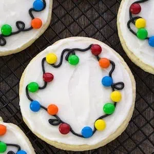 Christmas Lights Cookies