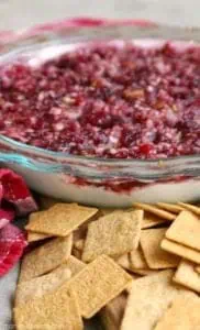 1 Cranberry Dip Holiday Appetizer