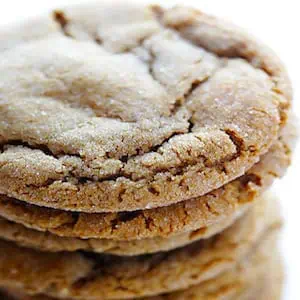 chewy ginger molasses cookies