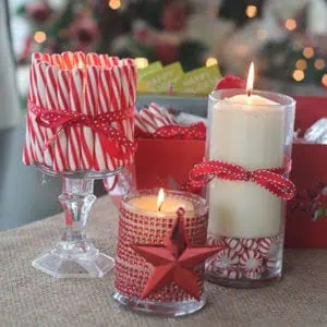 Dollar Tree Christmas Candle Decoration