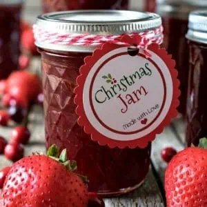 christmas jam in a jar