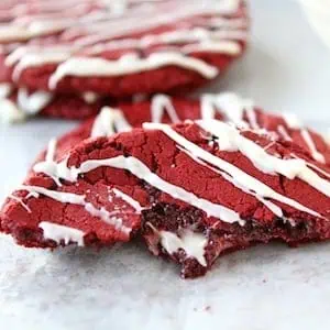 Cheesecake Red Velvet Cookies