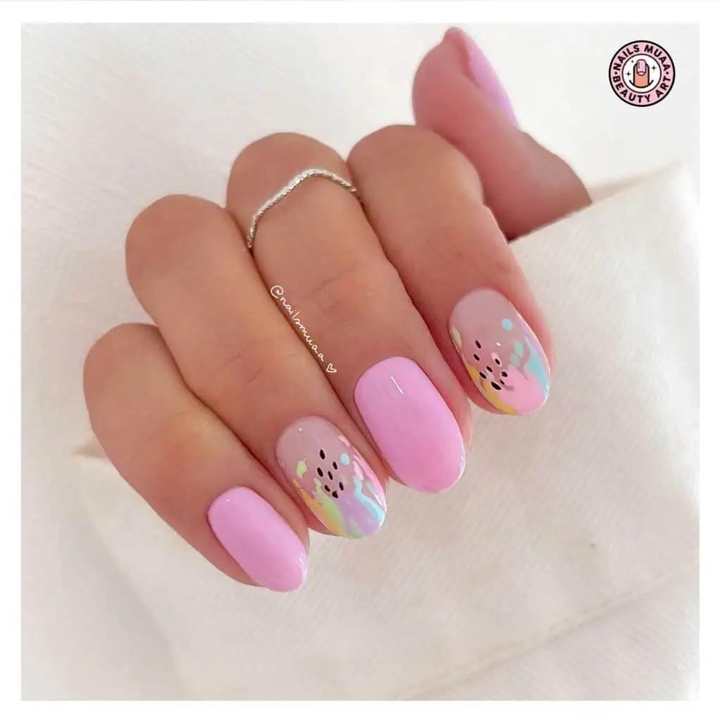Spring nail designs feature vibrant colors and stylish floral patterns, including ombre nails, coffin shapes, and cute, trendy styles for springtime inspiration.