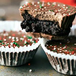 Thin Mint Oreo Cups