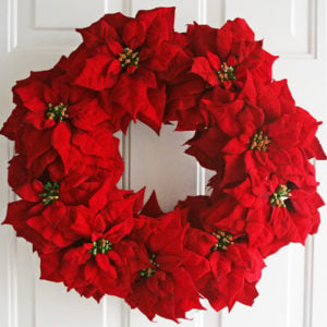 Poinsettia Wreath 