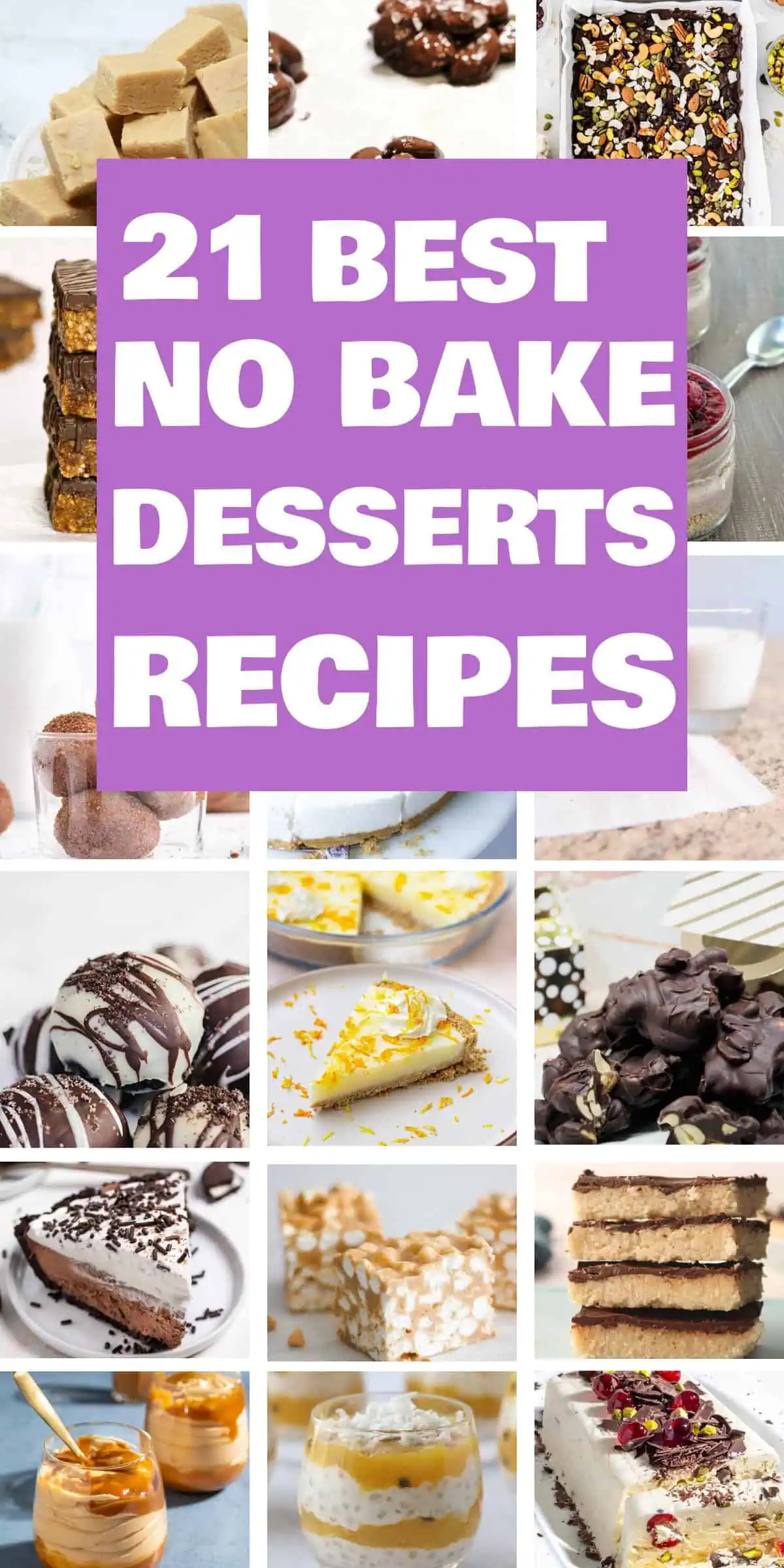 21 Best No Bake Desserts