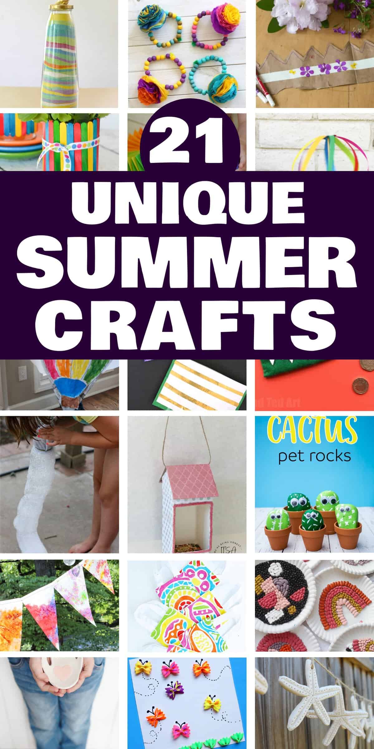 21 Cute Summer Arts and Crafts