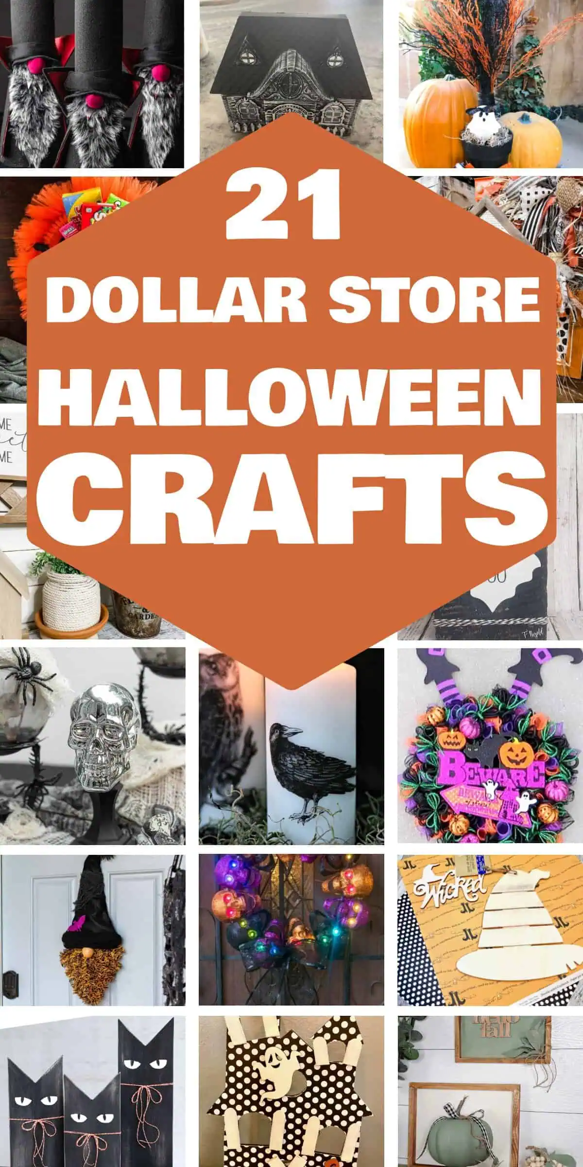 21 Easy Dollar Store Halloween Crafts